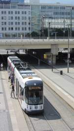 2619 als STR 2 (Dresden S�dvorstadt - Dresden Hellerau Kiefernweg) in Dresden Hauptbahnhof.(8.8.2012)
