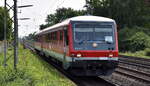 Cargo Logistik Rail-Service GmbH, Barleben (CLR) mit ihrem Dieseltriebzug  628 225 , Name:  Wipperliese  (NVR:  95 80 0628 225-4 D-CLR... ) nach der Sonderfahrt am 07.08.25 als Sonderzug 89036