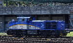 EVB - Eisenbahnen und Verkehrsbetriebe Elbe-Weser GmbH, Zeven [D] mit ihrer MaK G 1000 BB Lok   271 019  [NVR-Nummer: 92 80 1271 019-2 D-EVB] am 23.06.26 H�he Bahnhof Hamburg-Harburg.