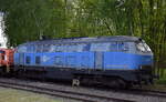 Eisenbahngesellschaft Potsdam mbH, Potsdam (EGP) mit ihrer  225 002-5 (NVR:  92 80 1225 002-5 D-EGP ) am 08.05.25 Höhe Bahnhof Brandenburg Hbf.