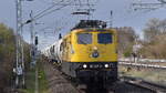 Eisenbahngesellschaft Potsdam mbH, Potsdam (EGP) mit ihrer  151 007-2  (NVR:  91 80 6151 007-2 D-EGP ) mit einem Zementstaubzug Richtung Zementwerk Berlin Greifswalder Str. am 26.03.26 Höhe Bahnhof Berlin Hohenschönhausen.