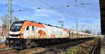 Havelländische Eisenbahn AG, Berlin-Spandau [D] mit der recht neuen (leider schon verschmutzten) geleasten ELP Eurodual Lok  159 272  [NVR-Nummer: 90 80 2159 272-4 D-ELP] und einem