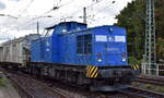 PRESS - Eisenbahn-Bau- und Betriebsgesellschaft Pressnitztalbahn mbH, Jöhstadt mit ihrer  204 012-4  [NVR-Nummer: 92 80 1203 215-9 D-PRESS] und einem Unkrautvernichtungszug der Fa.