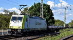 CCW - Captrain Deutschland CargoWest GmbH, G�tersloh [D] mit ihrer  186 152-5  [NVR-Nummer: 91 80 6186 152-5 D-CCW] und dem Mannesmann Stahlrohrzug (schwach ausgelastet) am 18.05.26 H�he Bahnhof