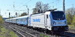 Train Charter Services B.V., 's-Hertogenbosch [NL] mit der neuen geleasten Railpool Lok  188 121  [NVR-Nummer: 91 80 6188 121-8 D-Rpool] und Liegewagengarnitur f�r die European Sleeper Exploitatie