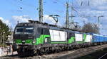 Interessante Kombination SETG - Salzburger Eisenbahn Transport Logistik GmbH, Salzburg [A] mit der Doppeltraktion geleaster ELL Vectron  193 722  [NVR-Nummer: 91 80 6193 722-6 D-ELOC] +  193 752 
