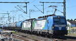 RTI - Railtrans International, s.r.o., Bratislava [SK] mit ihrer Vectron  193 989-1  [NVR-Nummer: 91 80 6193 989-1 D-RTI] und der geleasten ELL Vectron   193 725  [NVR-Nummer: 91 80 6193 725-9 D-ELOC]