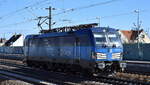 ČD Cargo a.s., Praha [CZ] mit ihrer Vectron  383 017-1  [NVR-Nummer: 91 54 7383 017-1 CZ-CDC] am 02.03.26 Höhe Bahnhof Luckenwalde.