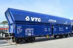 Der klassische Schütgutwagen mit Schwerkraftentladung vom Hersteller Astra Rail mit der Nr.