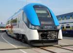 Also wiegesagt Polen �berrascht mich auf der diesj�hrigen InnoTrans am meisten, hier der neue Niederflurtriebzug vom Hersteller PESA der ELF-EN 76 001, innen und au�en �berzeugend, 24.09.10 Innotrans