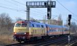 Im Moment bin ich immer wieder überrascht welche Bahnfahrzeuge meinen Weg kreuzen (für mich eine Erstsichtung in Berlin), diesmal also die wunderschöne 217 002-5 der BTE -