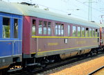 Sonderzug der Rennsteigbahn am 16.09.16 nach Berlin, hier der MITROPA Speisewagen Typ WR 4 üh Nr.1146 (5680 8885 900-0 D-RSBG) der Rennsteigbahn am 16.09.16 Bf.