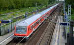 Kreuzfahrer Sonderzug (Cruise Train Berlin) auf dem Rückweg nach Warnemünde zum Kreuzfahrerpier am 29.07.17 Bf.