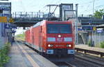 Lozug 185 177-3 mit 185 396-9 am Haken am 31.05.17 Durchfahrt BF.