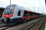Hier der zweite STADLER FLIRT Triebzug f�r die NSB mit der Nr.75134, begleitet wurden die beiden zu �berf�hrenden Fahrzeuge vom Personal der T�V S�d Rail GmbH am 09.07.14 Bhf.