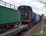 Das war schon sehr überraschend, diese sogenannte Neubau Schmalspur-Dampflokomotive vom Typ der DR-Baureihe 99.77–79 wurden zwischen 1952 - 1956 im VEB Lokomotivbau Karl Marx gebaut,