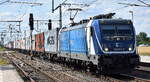 ČD Cargo a.s., Praha [CZ] mit ihrer   388 014-3  [NVR-Nummer: 91 54 7388 014-3 CZ-CDC] und einem Containerzug am 13.07.26 H�he Bahnhof Rodleben.