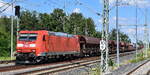 DB Cargo AG, Mainz [D] mit ihrer  185 195-5  [NVR-Nummer: 91 80 6185 195-5 D-DB] und einem gemischten G�terzug am 22.06.26 H�he Leipzig Thekla.