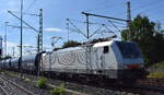 AKIEM Leasinglok  189 111  [NVR-Nummer: 91 80 6189 111-8 D-AKIEM] aktueller Leasingnehmer? mit einem Getreidezug am 18.06.26 H�he Leipzig-Thekla.