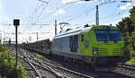 Regiobahn Bitterfeld Berlin GmbH, Bitterfeld-Wolfen [D] mit der geleasten Alpha Trains Vectron Dual Lok  248 038  [NVR-Nummer: 90 80 2248 038-2 D-RBB] und einem PKW-Transportzug (leer) Richtung