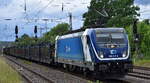 ČD Cargo a.s., Praha [CZ]  mit ihrer  388 017-6  [NVR-Nummer: 91 54 7388 017-6 CZ-CDC] und einem PKW-Transportzug (leer) am 04.06.26 H�he Bahnhof Saarmund.