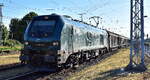 e.g.o.o. Eisenbahngesellschaft Ostfriesland-Oldenburg mbH, Aurich [D] mit ihrer Eurodual Lok [NVR-Nummer: 90 80 2159 453-0 D-EGOO] und einem Ganzzug Schiebwandwagen am 23.06.26 Durchfahrt Bahnhof Stendal Hbf. Viele Gr��e an den Tf. !!!