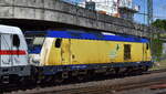 Regionalverkehre Start Deutschland GmbH Diesellok   246 006-1 , Name:  Hemmoor  [NVR-Nummer: 92 80 1246 006-1 D-AMS] am Haken von DB Fernverkehr AG [D]  147 558   am 14.05.25 Höhe Bahnhof