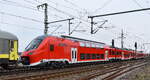 Das wird die neue BR 447 der DB Regio, ein noch völlig unnummerierter Coradia Max 8einer von 18 bestellten Triebzügen) vom Hersteller Alstom bei der Überführung durch die ERC.D