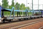 Belgische PKW Transportwageneinheit vom Einsteller COBELFRET RAIL NV eingestellt mit der Nr.