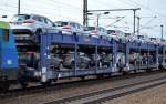 Belgische PKW-Transportwageneinheit vom Einsteller TOUAX mit der Nr.