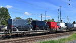 BLG LOGISTICS GROUP mit einem Fahrzeug-Transport Zug mit der Wagengattung Laadgrs beladen mit fabrikneuen VW Crafter Transportern aus polnischer Produktion, im Bild der Wagen mit der Nr. 23 TEN GE 88 B-BLG 4301 080-8 Laadgrs am 28.05.26 H�he Bahnhof Frankfurt/Oder.