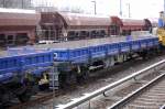 Drehgestellflachwagen vom Typ Res der Fa.
