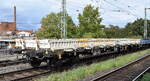 Drehgestell-Flachwagen der Fa.