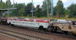 Drehgestellwagen f�r den Transport von Sattelaufliegern vom Wageneinsteller CargoBeamer Rolling Stock GmbH mit Der Nr.