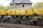 Sch�ttgutkippwagen der Industriewaggon AG aus Wien eingestellt in Deutschland mit der Nr.