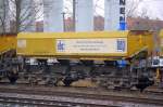 Ein Sch�ttgutkippwagen vom �sterreichischen Wageneinsteller Industriewaggon AG aus Wien eingestellt in Deutschland mit der Nr.