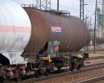 Kesselwagen vom Wageneinsteller NACCO eingfestellt mit der Nr.