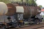 Knickkesselwagen vom franz�sischen Wageneinsteller ATIR-RAIL eingestellt in Deutschland mit der Nr.