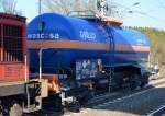 Gasdruckkesselwagen mit der Aufschrift GRILLO vom Einsteller WASCOSA mit der Nr.