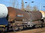 Ehemaliger französischer Knickkesselwagen jetzt mit deutscher Registrierung vom Einsteller NACCO mit der Nr.