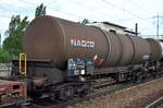 Kesselwagen vom Einsteller NACCO mit der Nr.