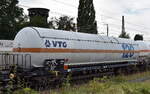 Druckgaskesselwagen mit Sonnendach vom Einsteller VTG mit der Nr.
