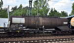 Drehgestell-Knickkesselwagen vom französischen Einsteller ATIR-RAIL mit deutscher Registrierung mit der Nr.