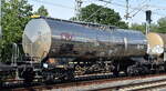 Kesselwagen vom Einsteller On Rail GmbH mit der Nr. 37 TEN GE 80 D-ORWU 7833 356-4 Zacens, lt. UN-Nr.: 80/1824 f�r die Bef�llung mit Natriumhydroxidl�sungen (Natronlauge) in einem gemischten G�terzug am 18.06.26 H�he Leipzig-Thekla.