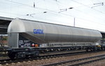Drehgestell-Staubgutwagen vom Einsteller GATX mit der Nr.