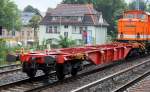 LOCON 101 hatte den unbeladenen Containertragwagen mit der Nr.