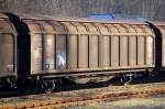 Schiebewandwagen der DB eingestellt mit der Nr.