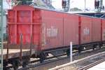 Doppeleinheit Gro�raumschiebewandwagen der DB eingestellt mit der Nr.