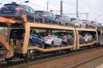 Franz�sischer PKW-Doppelstocktransportwagen vom Einsteller SITFA eingestellt mit der Nr.
