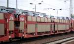 Franz�sische PKW-Transportwageneinheit vom Einsteller STVA mit der Nr.
